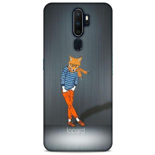 Oppo A5 2020 Kılıf FunnyMaX (48) Bumper Kılıf Turuncu Tilki