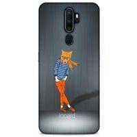 Oppo A5 2020 Kılıf FunnyMaX (48) Bumper Kılıf Turuncu Tilki