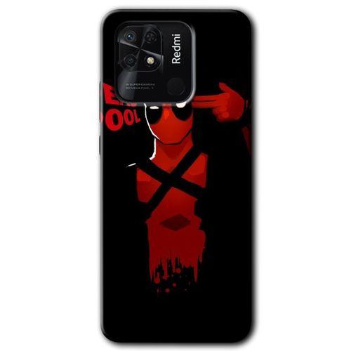 Xiaomi Redmi 10C HD Baskılı Kılıf + 9D Tam Ekran Koruyucu - DeadPool 4