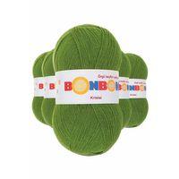 5 Adet Kristal El Örgü Lif İpi Çam Yeşili 98235