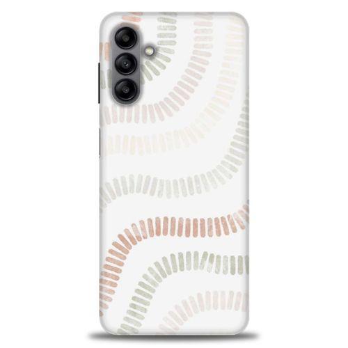 Samsung Galaxy A04S Kılıf HD Baskılı Kılıf - Renkli Mozaik + Tam Ekran Koruyucu