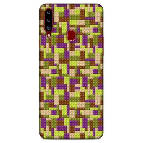 Lopard Samsung Galaxy A20s Uyumlu Kılıf BloX (50) Shockproof Kılıf Kahve Yeşil