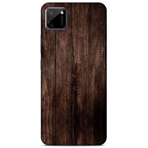 Lopard Oppo Realme C11 Uyumlu Kılıf Wood'X (2) Kabı Desenli