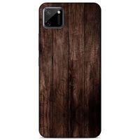 Lopard Oppo Realme C11 Uyumlu Kılıf Wood'X (2) Kabı Desenli
