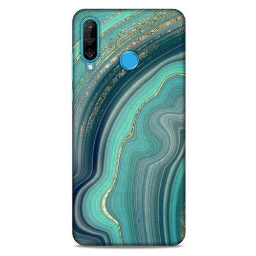 Huawei P30 Lite Uyumlu Kılıf Yeşil Delisi (6) Silikon Kılıf Tropikal orman yeşili