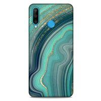 Huawei P30 Lite Uyumlu Kılıf Yeşil Delisi (6) Silikon Kılıf Tropikal orman yeşili