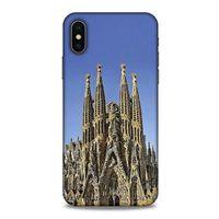 Apple Iphone X Kılıf Dünya Mimarisi (36) Glitter Kılıf La Sagrada Familia