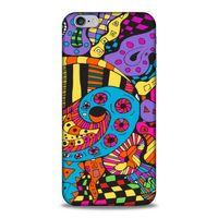 Lopard Apple Iphone 6 Uyumlu Kılıf Soyut Sanat (23) Baskılı Ultra Koruma Kılıfı