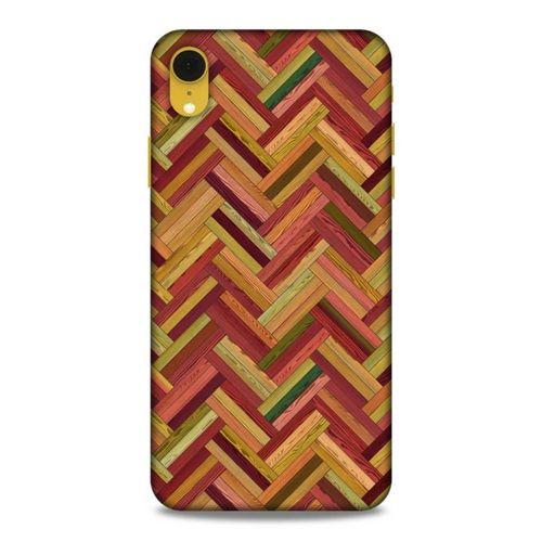 Lopard Apple iPhone XR Uyumlu Kılıf Wood'X (40) Fit Silikon Kılıf Desenli