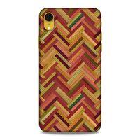 Lopard Apple iPhone XR Uyumlu Kılıf Wood'X (40) Fit Silikon Kılıf Desenli