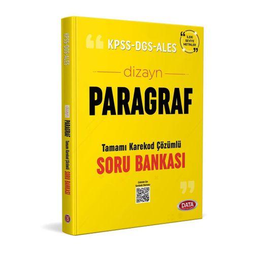 KPSS DGS ALES Dizayn Paragraf Soru Bankası Data Yayınları