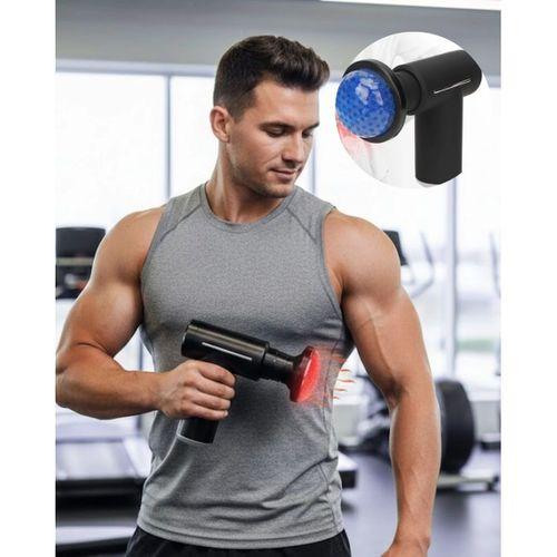 Şarjlı Masaj Tabancası Sıcak Soğuk Terapi Sessiz Güçlü Motorlu