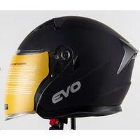 SEVGENT Kask Çenesiz Gözlüklü Evo Mat Siyah 52803 -S-