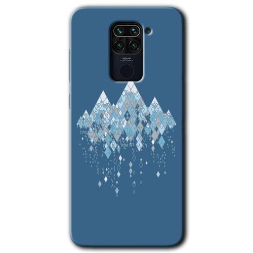 Xiaomi Redmi Note 9 Kılıf Baskılı Kapak - İceberg +Tam Kaplayan Mat Seramik