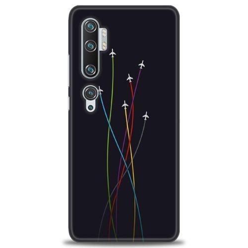 Xiaomi Mi Note 10 Pro Kılıf HD Baskılı Kılıf - Uçaklar + Tam Ekran Koruyucu