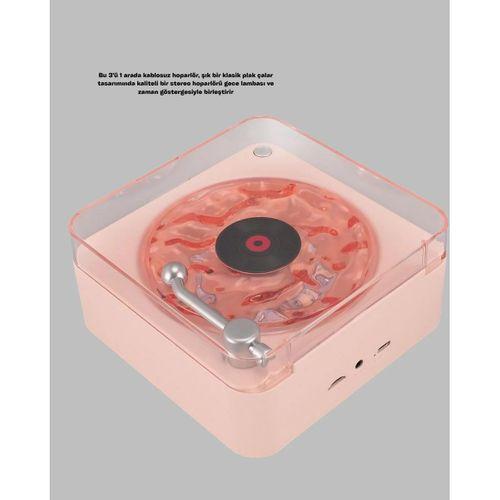 Retro Kristal Netliğinde Ses – Gece Işıklı Retro Bluetooth Hoparlör