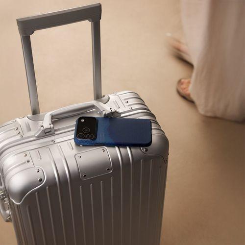 Apple iPhone 17 Pro Kılıf M-safe Şarj Özellikli Aramid Fiber Pitaka Tactile Woven Starpeak Serisi Over The Horizon Kapak