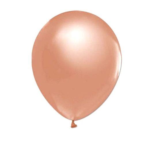 Party Marty Metalik Balon 100Lü Rose Gold