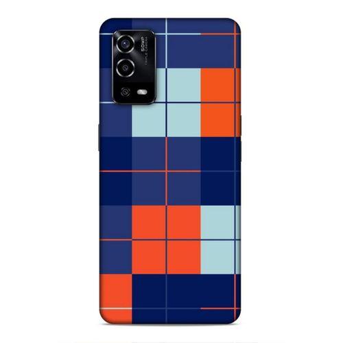 Oppo A55 5G Uyumlu Kılıf Insomnia (23) Ultra Koruma Kılıfı Kırmızı Lacivert