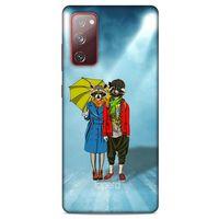Samsung Galaxy S20 Fe Kılıf FunnyMaX (47) Crystal Flex Kılıf Cam Göbeği