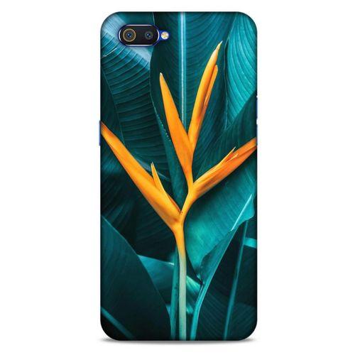 Lopard Oppo Realme C2 Uyumlu Kılıf Bahar (24) Darbe Emici Kılıf Turuncu