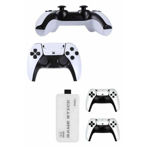 4k Hd Görüntü Kaliteli Retro Game Stick 20000 Oyunlu Çift Kollu Beyaz Game Stick