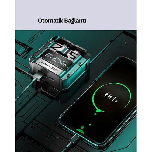 Yüksek Ses Kaliteli Kablosuz Bluetooth Kulaklık Suya Dayanıklı