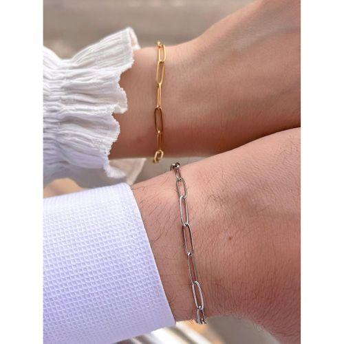 Çift Sevgili Bilekliği Çelik Bileklik Seti Kişiselleştirilebilir Hediye Seti VS.BLKT.0234