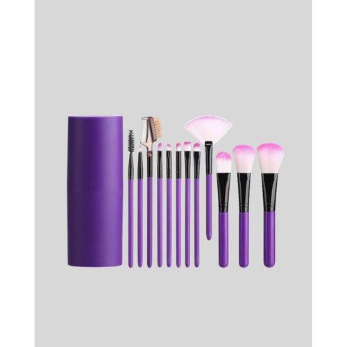 12’li Profesyonel Makyaj Fırça Seti – Dökülmeyen Yumuşak Kıllı, Ergonomik Tasarım