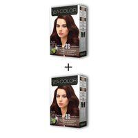 2X2 Tüp Krem Saç Boyası Seti Sıcak Çikolata No:5.77