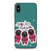 Apple Iphone X Uyumlu Kılıf Squid Game (40) Fit Silikon Kılıf Sook
