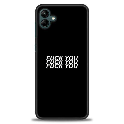Samsung Galaxy A04 Kılıf HD Baskılı Kılıf - You You You + Tam Ekran Koruyucu