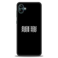 Samsung Galaxy A04 Kılıf HD Baskılı Kılıf - You You You + Tam Ekran Koruyucu