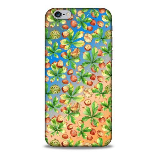 Frutix Kestane 01 Apple Iphone 6S Kılıf Desenli Silikon