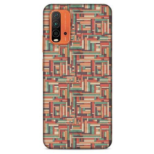 Lopard Xiaomi Redmi 9T Uyumlu Kılıf Geometrix (65) Antişok Kılıf