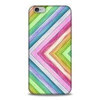 Lopard Apple Iphone 6S Uyumlu Kılıf Wood'X (41) Tank Kılıf Baskılı