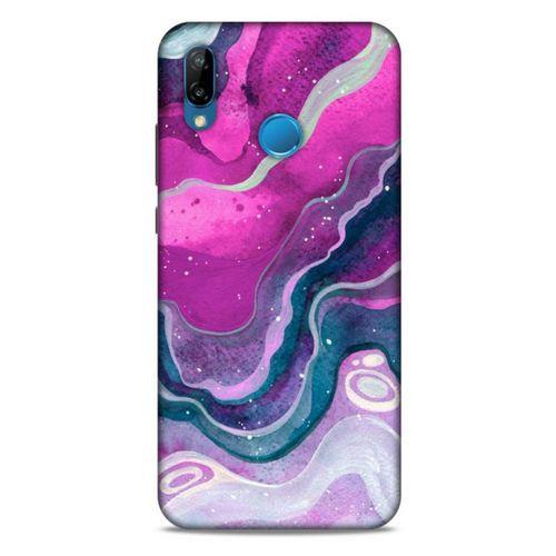 Huawei P20 Lite Uyumlu Kılıf Pembe Delisi (17) Tasarım Kılıf Fuşya