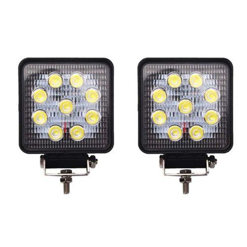Space Sis ve çalışma lambası kare 9 led 27w 12-24v adet/ LASS309