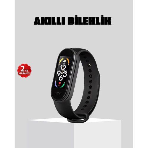 Bluetooth Akıllı Bileklik Spor Modlu Kalp Atış Takipli Uyku Analizli