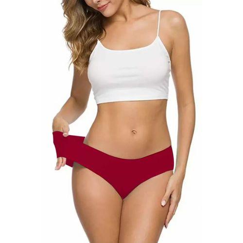 2 Adet Kadın Dikişsiz Lazer Kesim Esnek İz yapmayan Külot S5