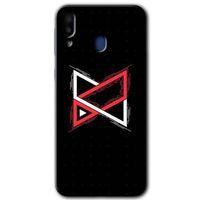 Galaxy M10s Kılıf HD Desen Baskılı Arka Kapak - Kilit + Kırılmaz Cam