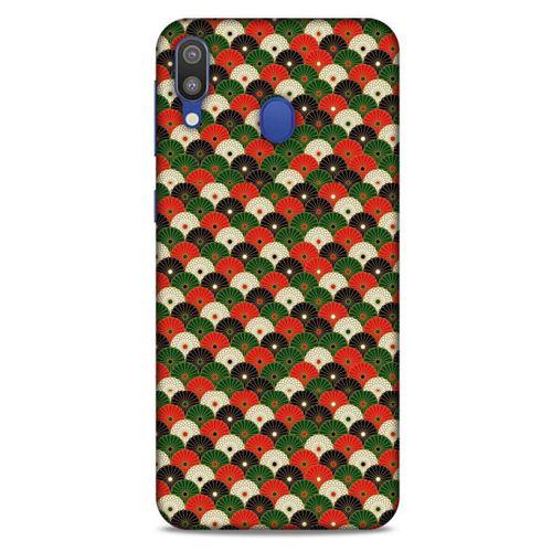 Samsung Galaxy M20 Kılıf Japonya (33) Hybrid Kılıf Yeşil Kırmızı