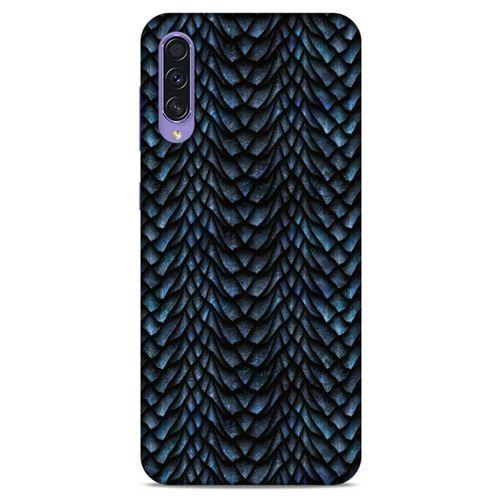 Samsung Galaxy A50s Kılıf Dragons (4) Koruma Kılıfı Ejderha Skin Lacivert