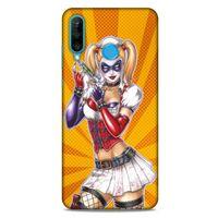 Huawei P30 Lite Uyumlu Kılıf Harley Quinn (42) Rugged Armor Kılıf Mandalina