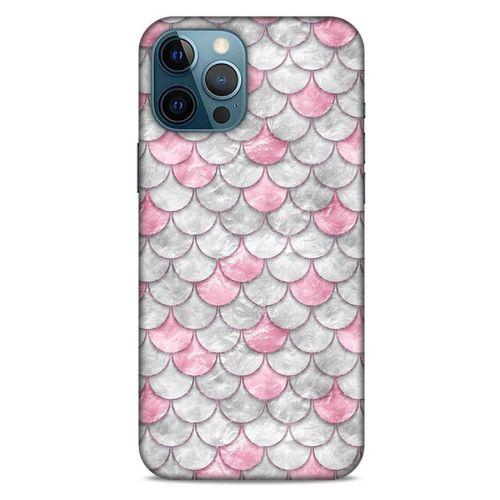 Mermer Desenli (30) Tema Silicone Case Toz Pembe Apple iPhone 12 Pro Max Kılıf