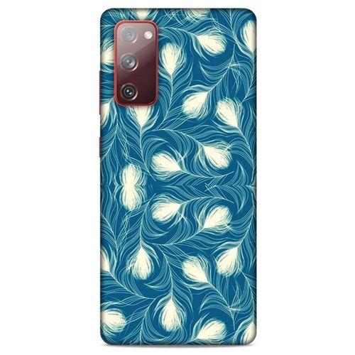 Samsung Galaxy S20 Fe Kılıf Desenli Özel Seri Tüyler (43) Thin Fit Kılıf