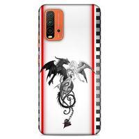 Lopard Xiaomi Redmi Note 9 4g Uyumlu Kılıf Tattoo's (49) Ultra Silikon Kılıf Dragon Love
