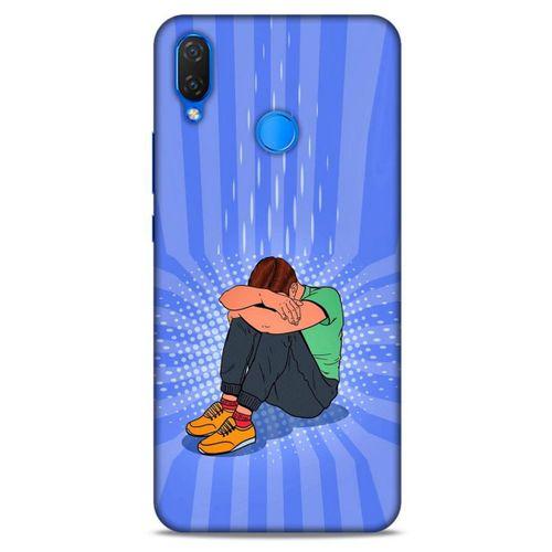 Huawei Psmart 2019 Kılıf Depresyon (32) Soft Silikon Kılıf Turuncu Kahve