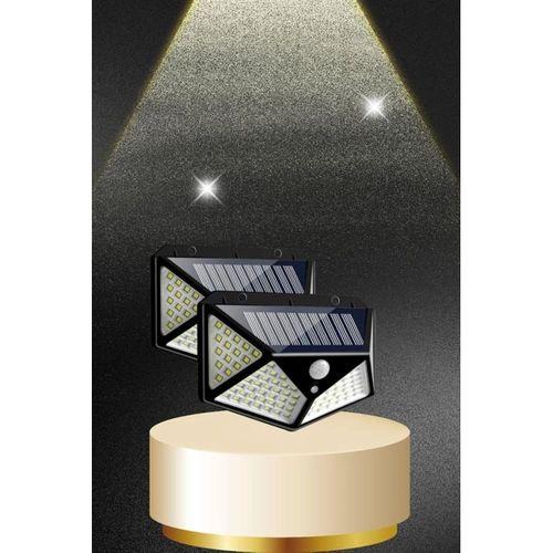 Solar Sensörlü Duvar Lambası Bahçe Lambaso Parlak Beyaz Işık Suya Dayanıklı