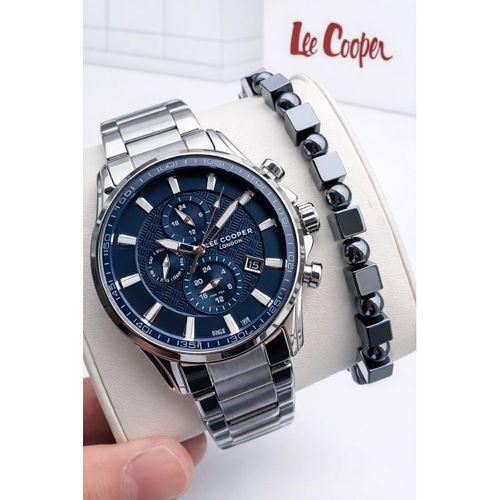 Lee Cooper Erkek Kol Saati 50 Mt Suya Dayanıklı Çelik Kordon Bileklik Hediyeli VS.BLKT.0911